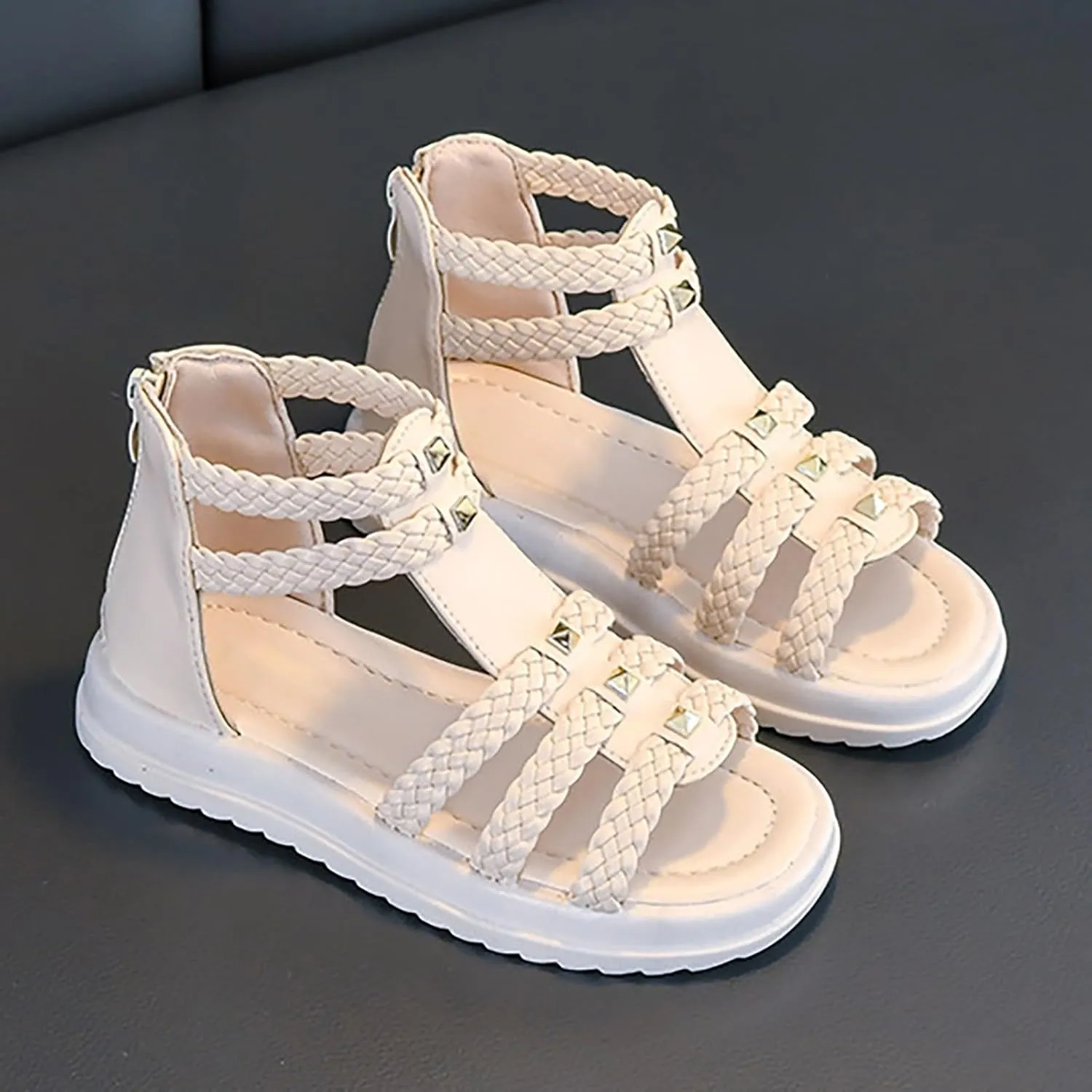 Girls' Soft Sole Toe Sandals For Summer Size 3 Sandals for Girls