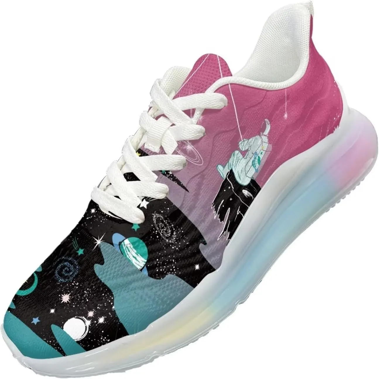 GOSTONG Womens Running Shoes Breathable Mesh Non Slip Gym Athletic Shoes Soft Cushioning Outdoor Tennis Hiking Shoes US 6-11
