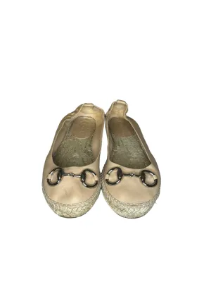 GUCCI Tan Espadrilles
