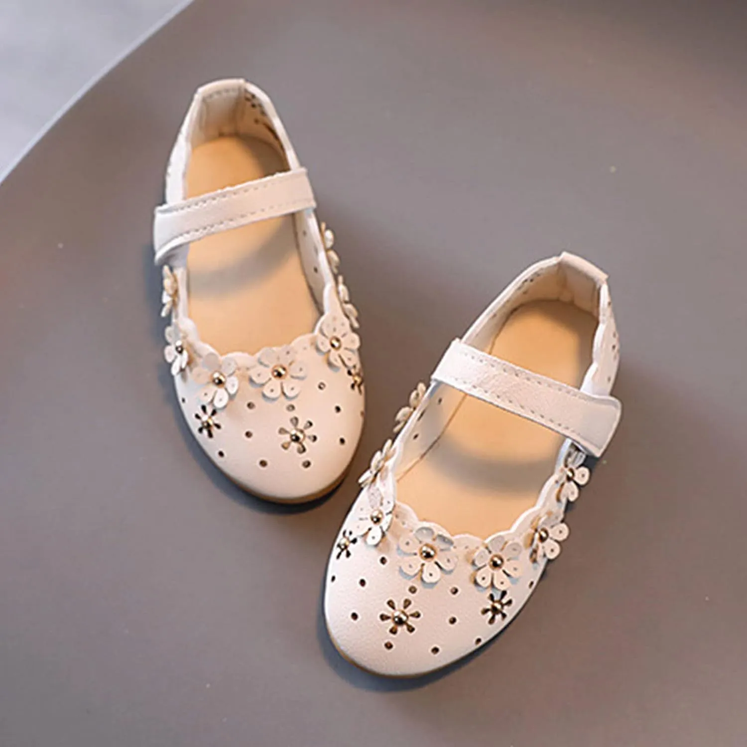 High Tops Girls Girls Princess Shoes Sandal Flower Shoes Hollow Flower Shoes Sandals Soft Sole Princess Shoes Boys