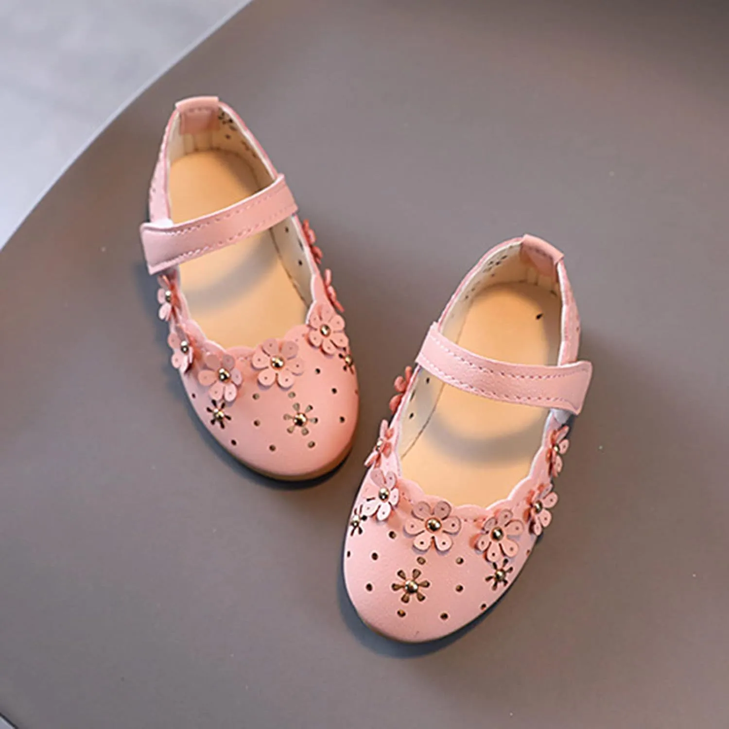 High Tops Girls Girls Princess Shoes Sandal Flower Shoes Hollow Flower Shoes Sandals Soft Sole Princess Shoes Boys