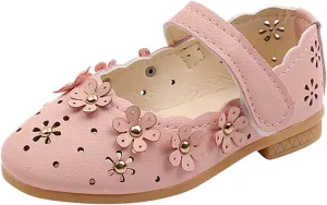 High Tops Girls Girls Princess Shoes Sandal Flower Shoes Hollow Flower Shoes Sandals Soft Sole Princess Shoes Boys