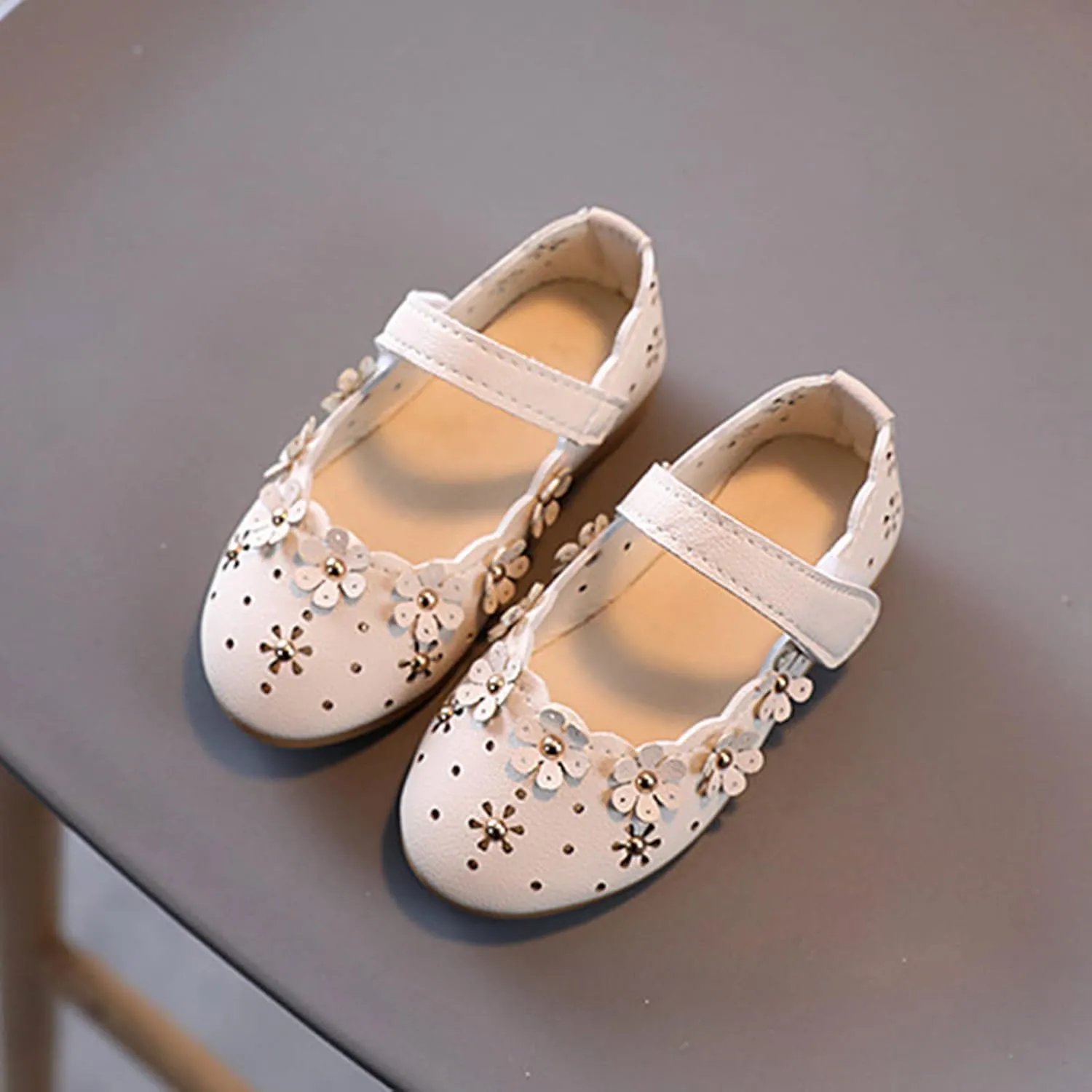 High Tops Girls Girls Princess Shoes Sandal Flower Shoes Hollow Flower Shoes Sandals Soft Sole Princess Shoes Boys