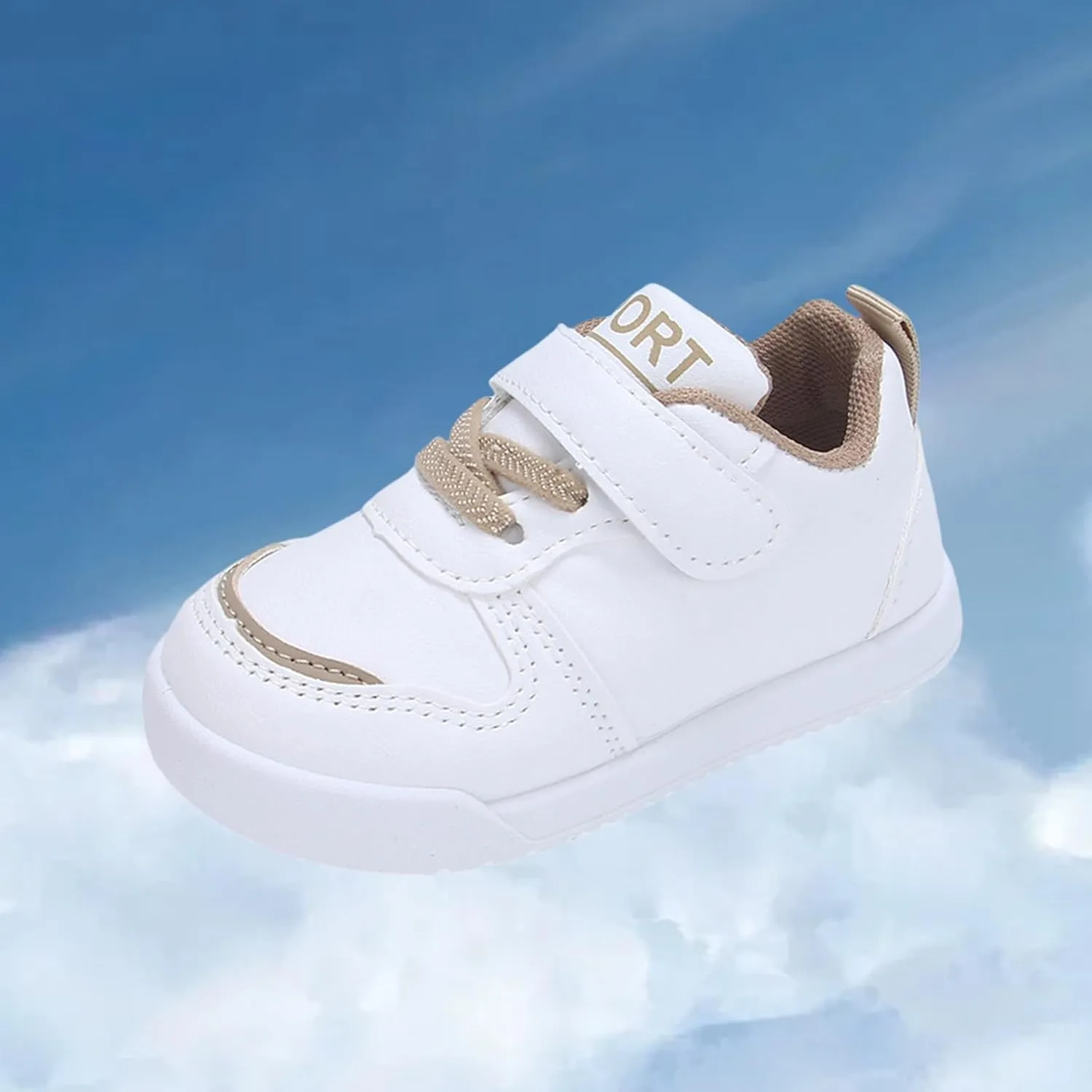 Infant Kids Sneakers School Running Loafers Lo Top Walking Tennis Casual Shoes Strap Athletic Sneakers for Children