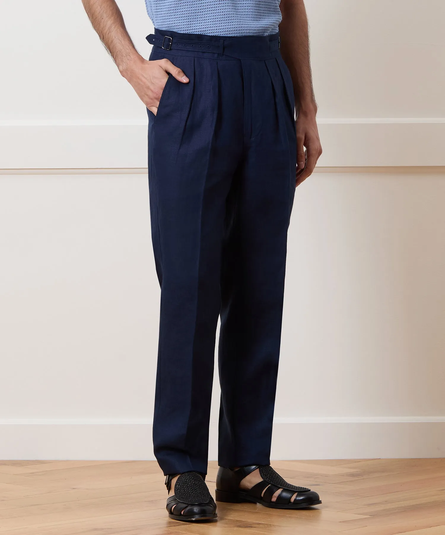 Irish Linen Gurkha Trouser