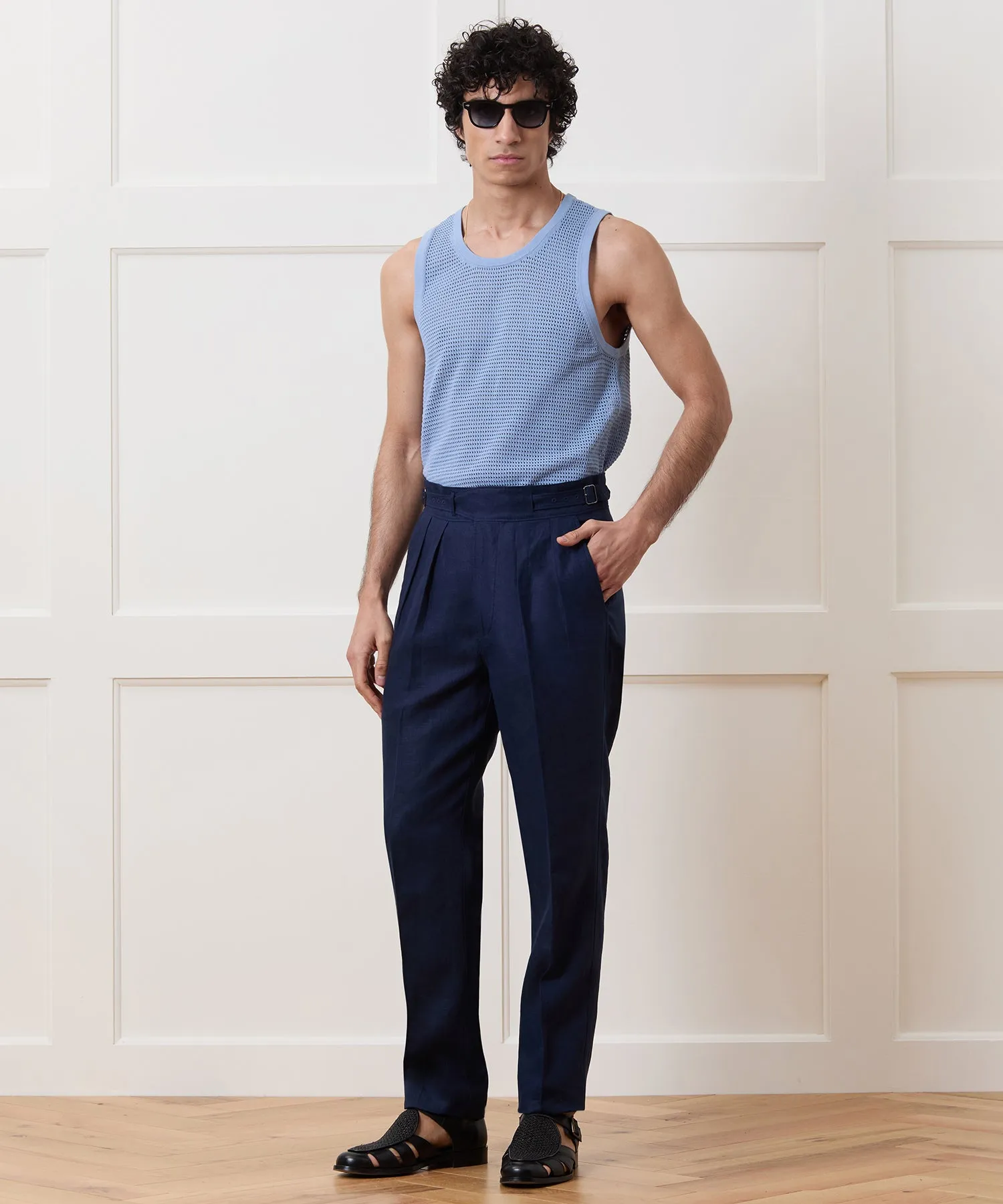 Irish Linen Gurkha Trouser