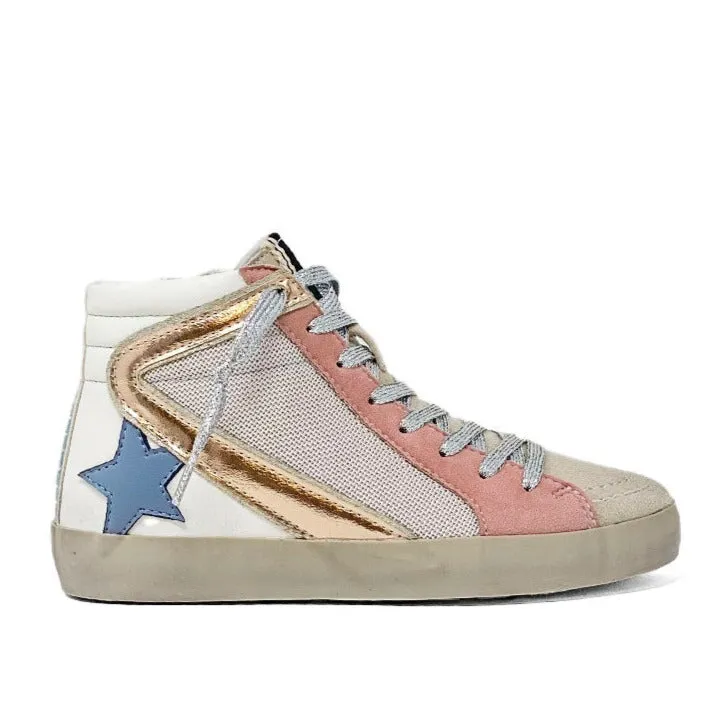 Kids Mauve Goose High Tops