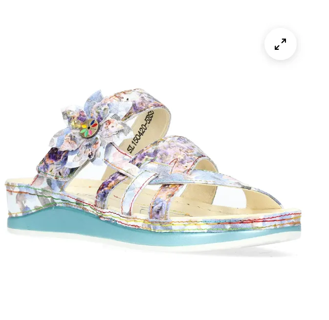 Laura Vita "Brcuelo 059" Leather Sandal in Mauve