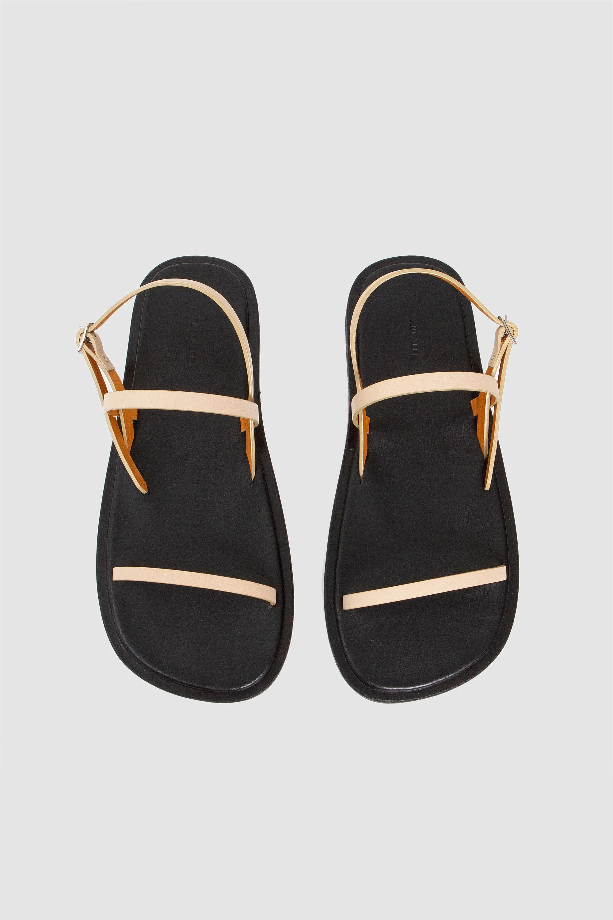 Leather Sandals Beige