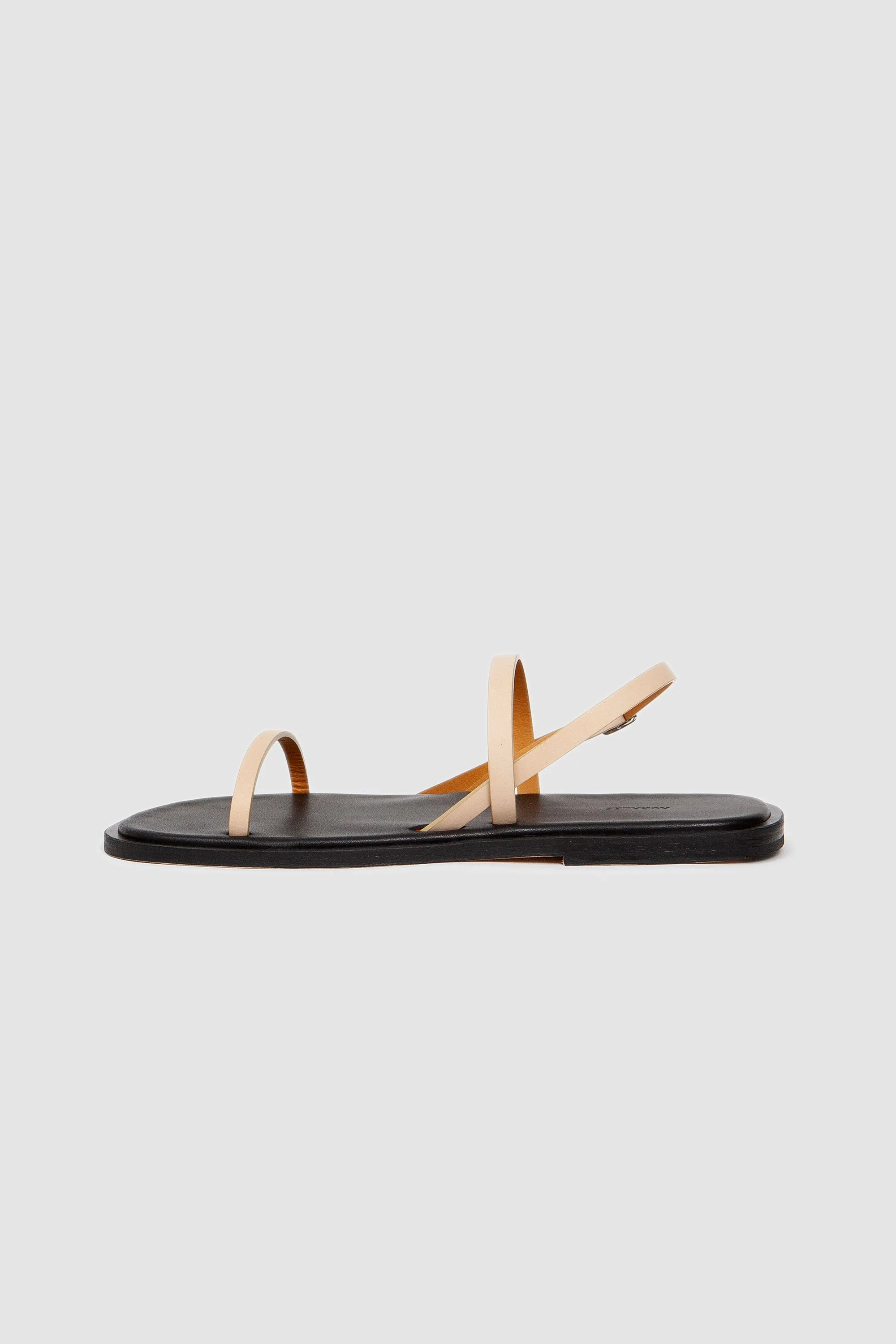 Leather Sandals Beige