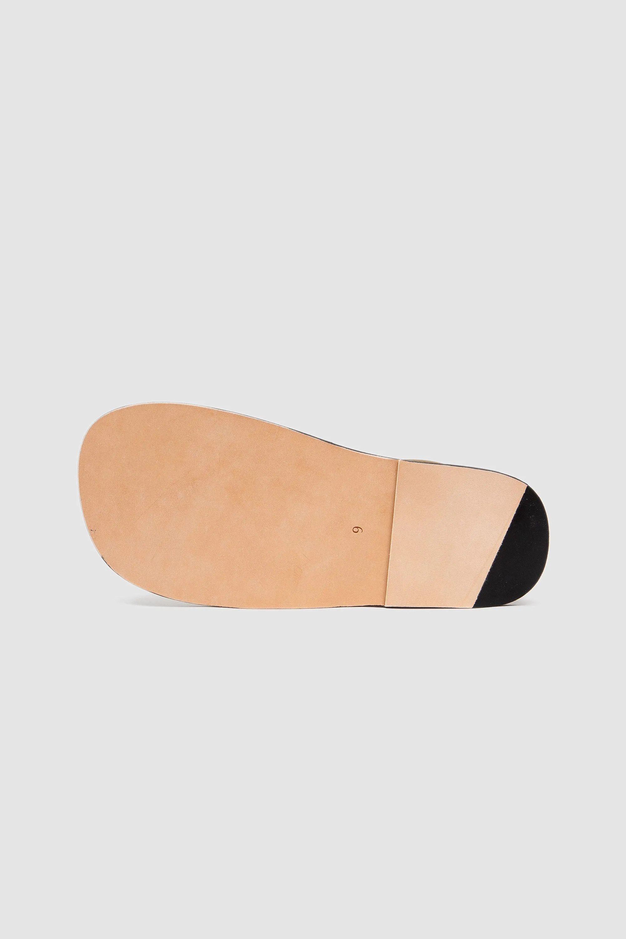 Leather Sandals Beige