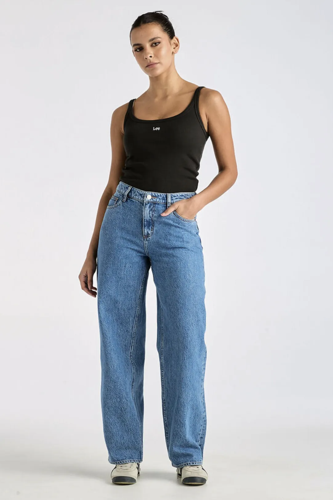 LEE MID BAGGY - BOLD BLUE