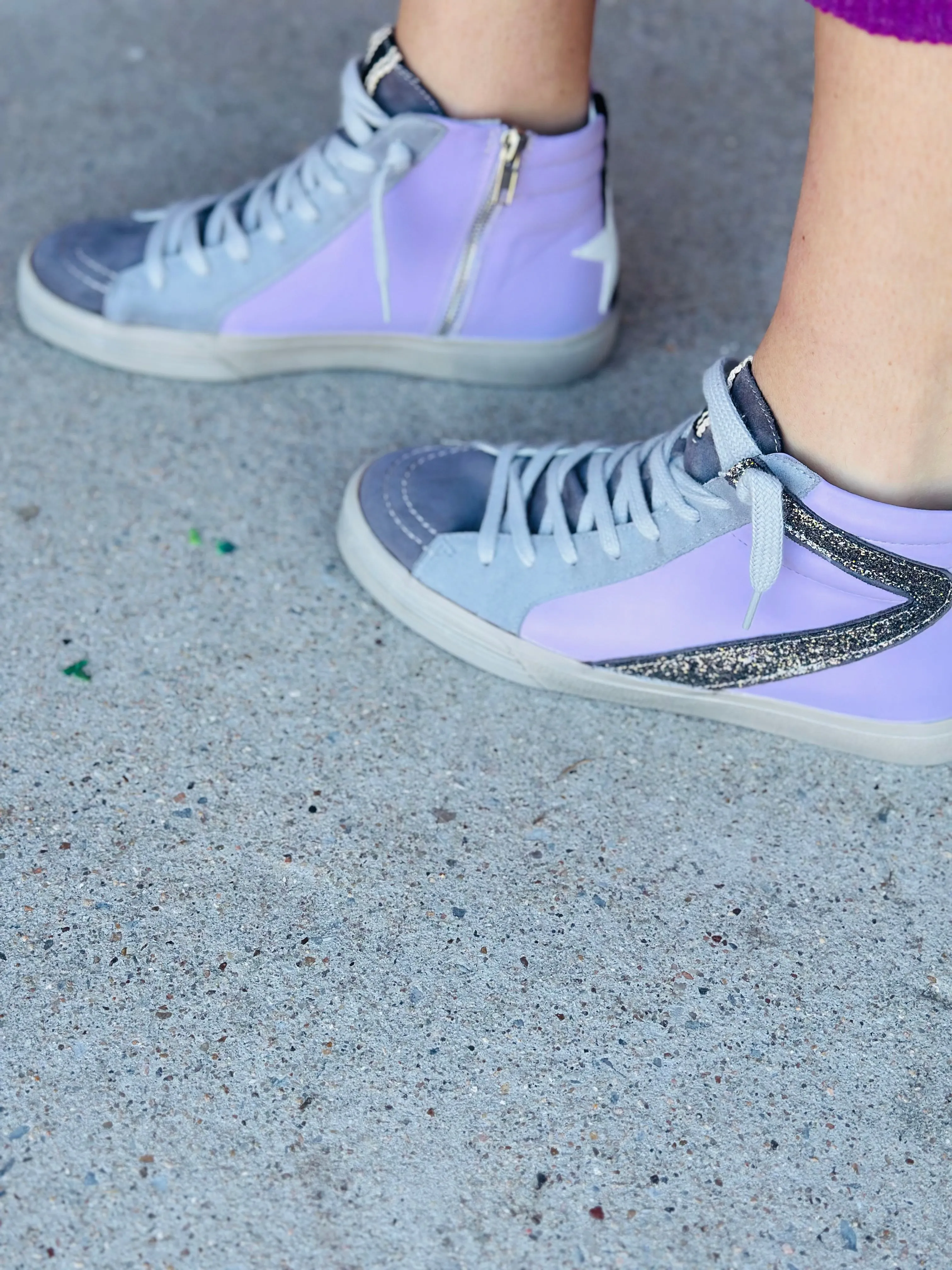 Lilac Rooney Tennis Shoe