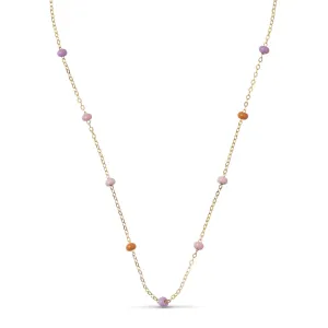 Lola Bold Necklace Blush