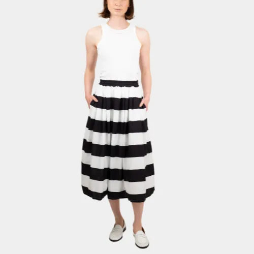 Lucky Bold Stripe Skirt
