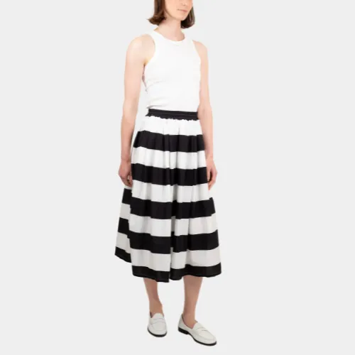 Lucky Bold Stripe Skirt
