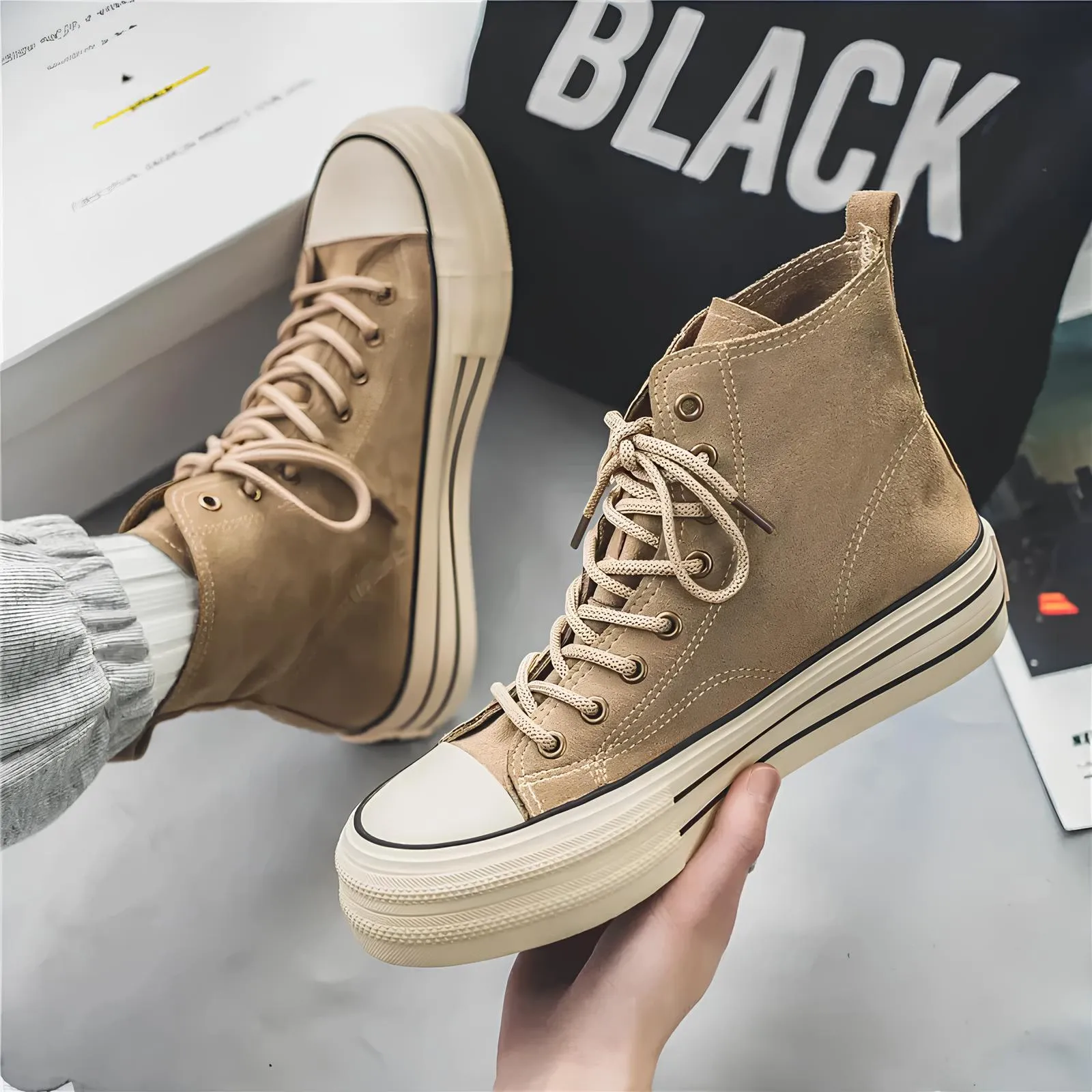 Lusso Suede High Tops