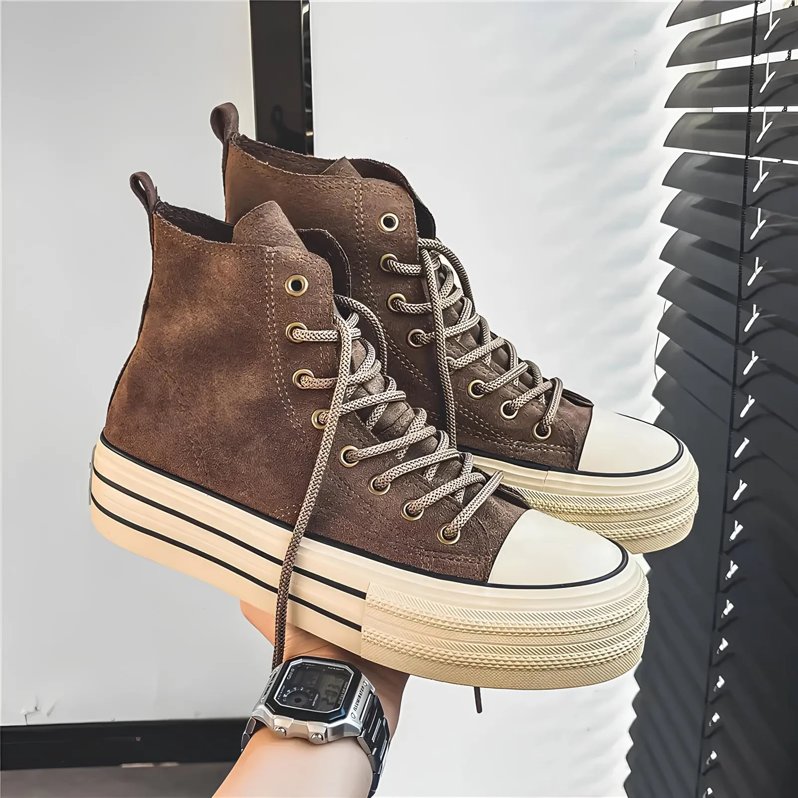 Lusso Suede High Tops