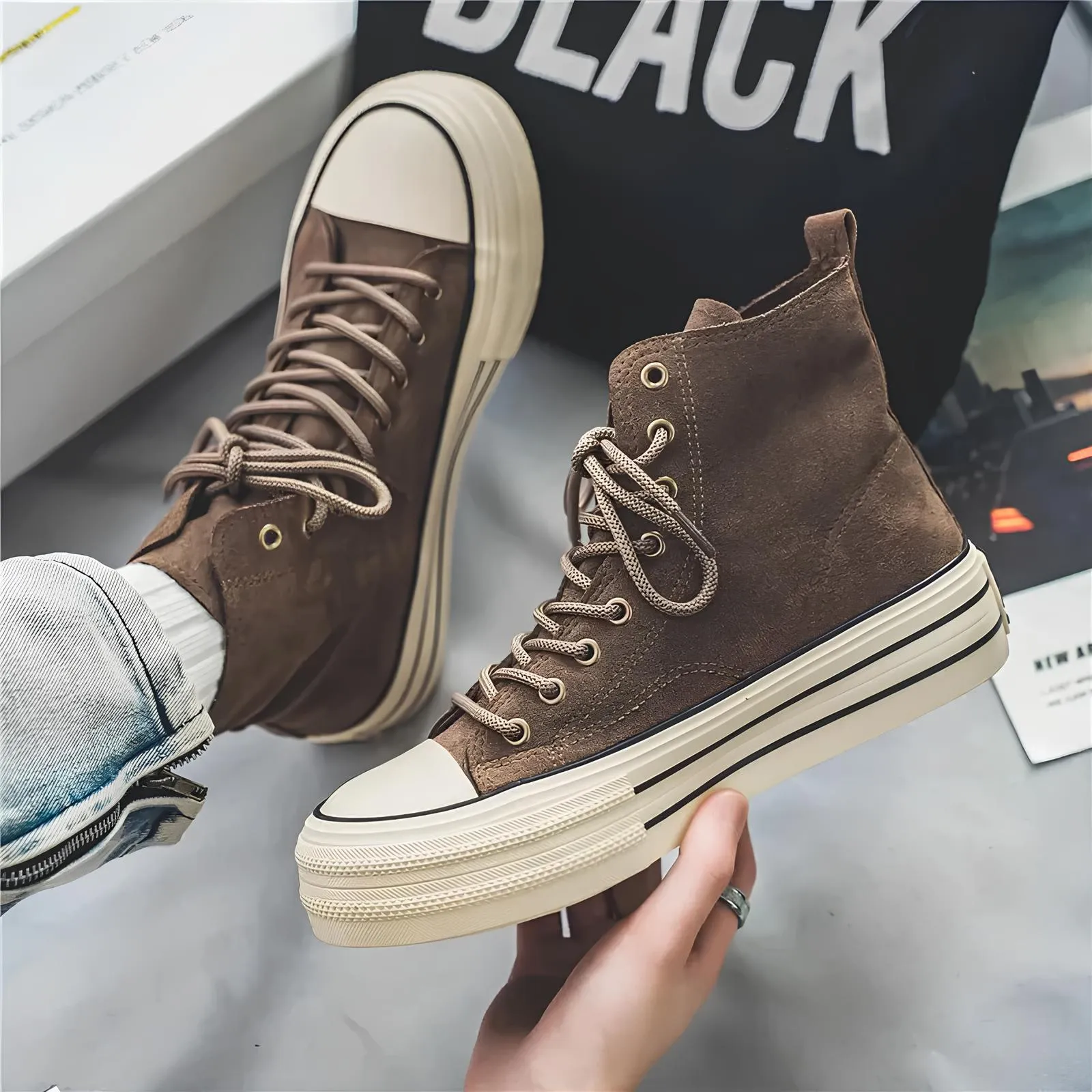Lusso Suede High Tops