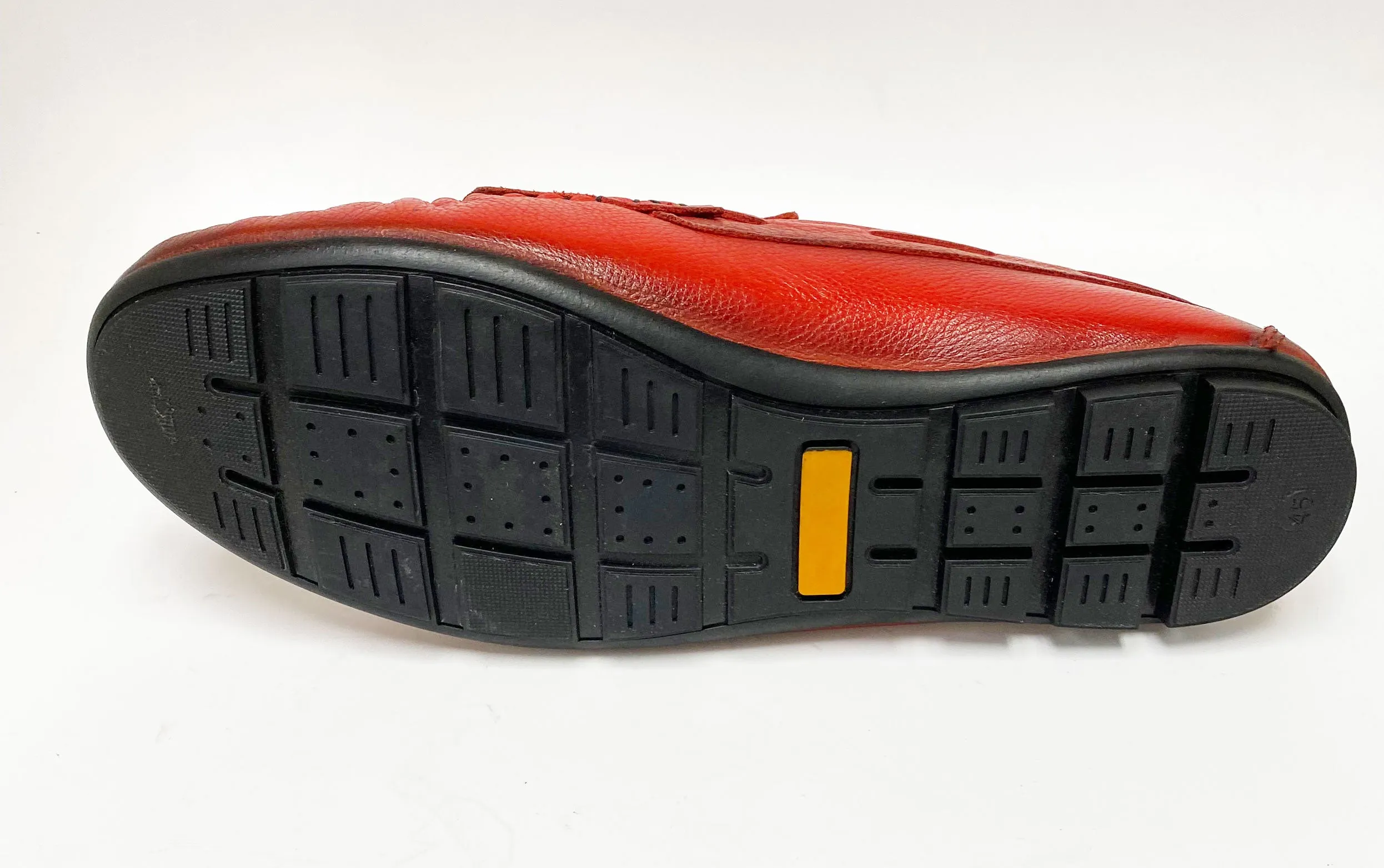 Maurice Supple Calfskin Slip-On Driving Moccasin Red