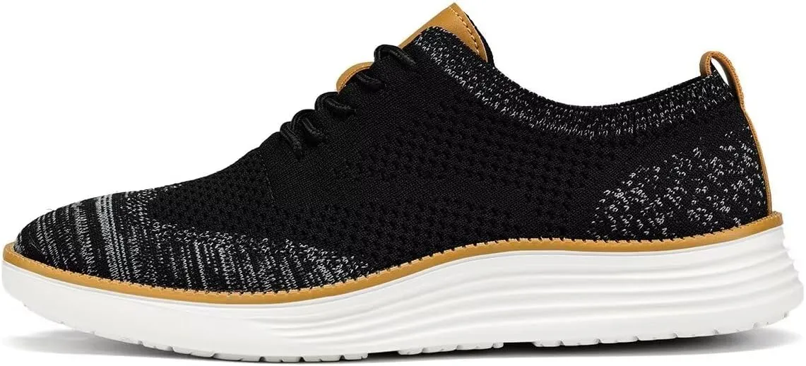 Mens Casual Dress Shoes Fashion Walking Sneakers Mesh Business Oxfords Work Lightweight Soft Sole Zapatos