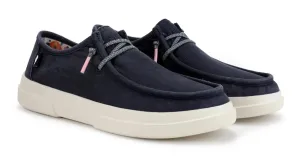 Pitas Womens Dafne Lace Up Slip On Shoes - Periscope Blue