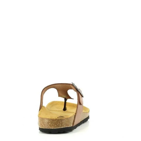 Plakton 101671 Brown Thong Sandals
