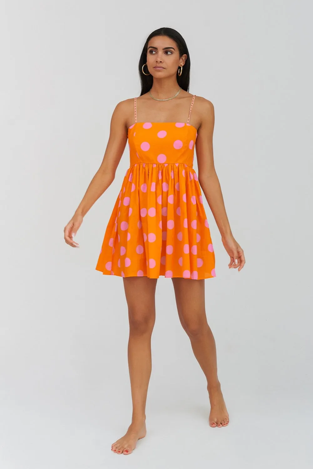 Polka Dot Skater Dress