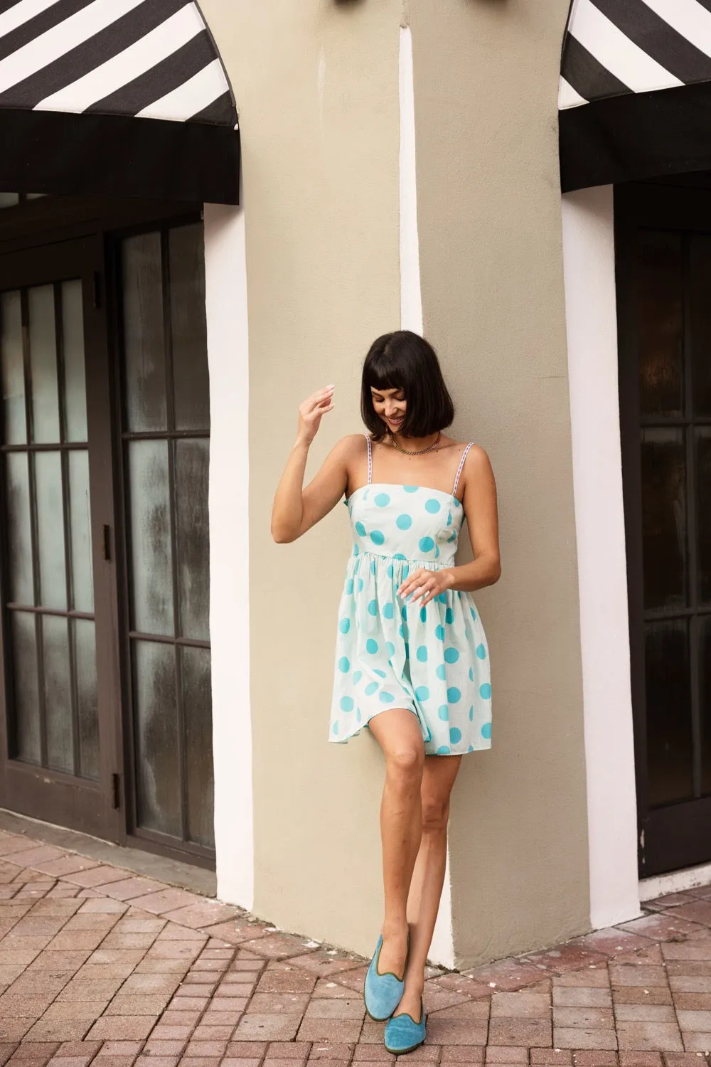 Polka Dot Skater Dress