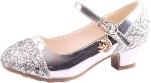 Princess Sandals Shoes for Toddler Girls Children Shoes High Heels Girls Single Shoes Dress Shoes Little Kid Shoes