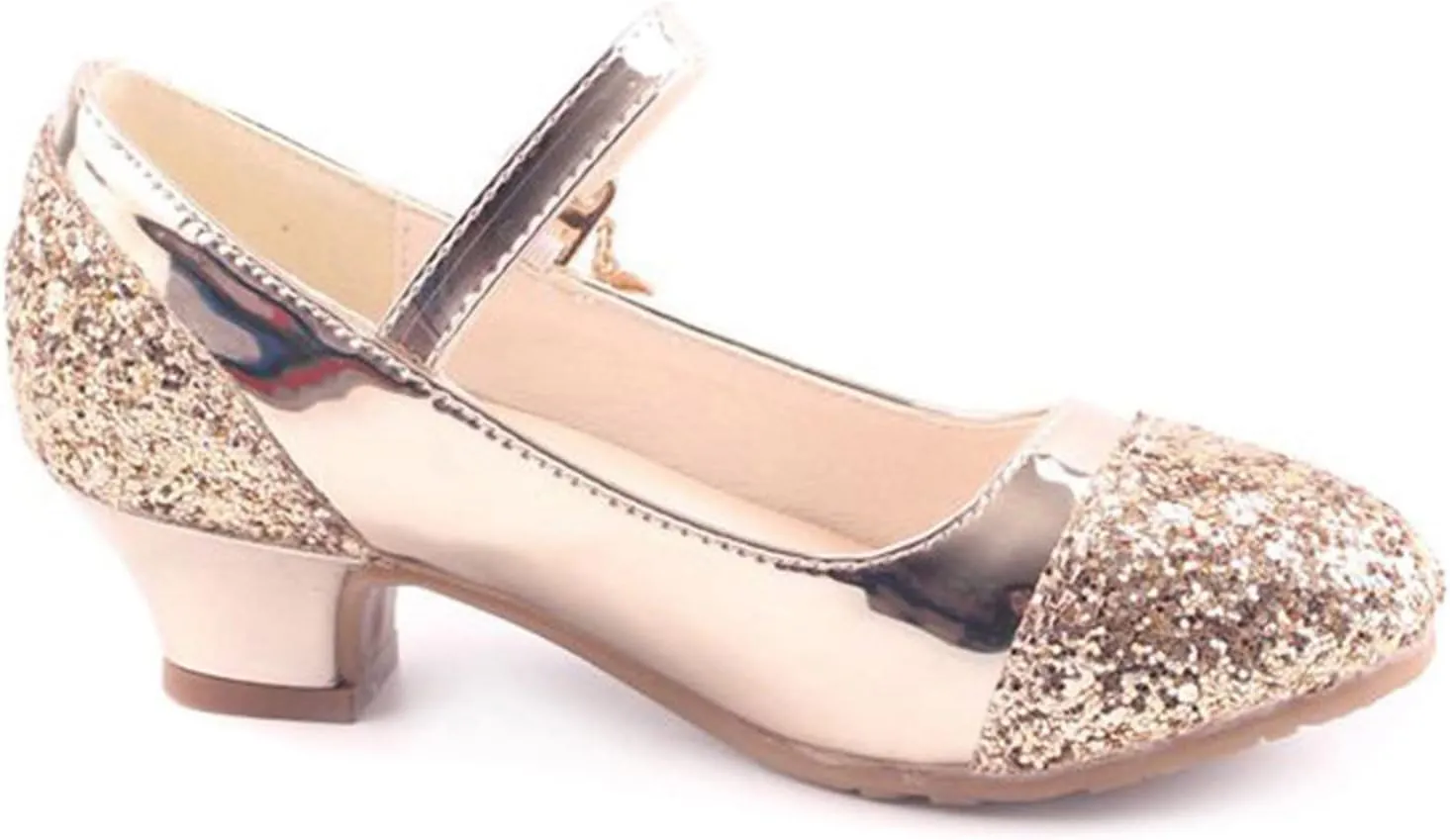 Princess Sandals Shoes for Toddler Girls Children Shoes High Heels Girls Single Shoes Dress Shoes Little Kid Shoes