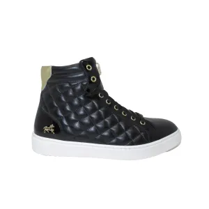 Quilted Leather High Tops