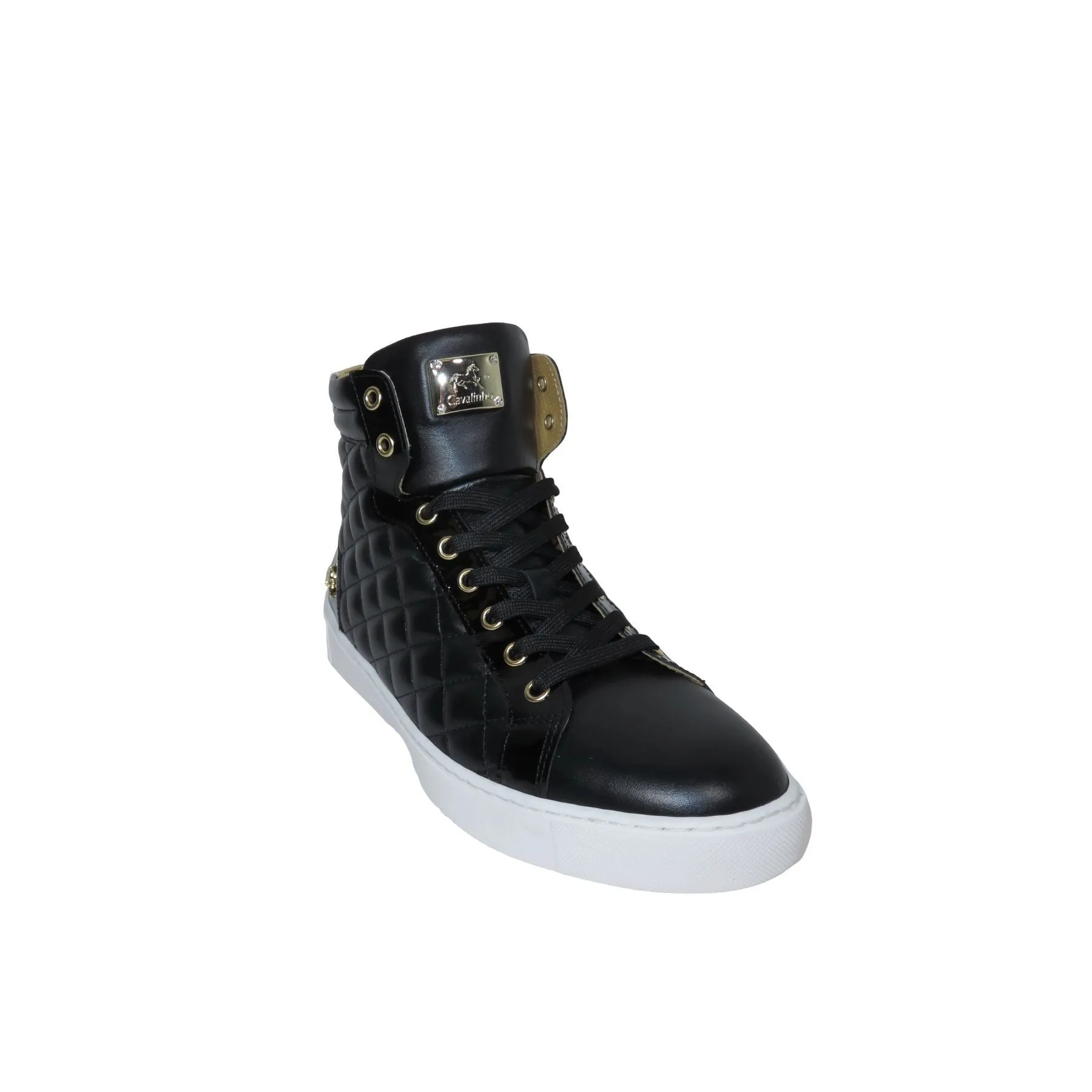 Quilted Leather High Tops