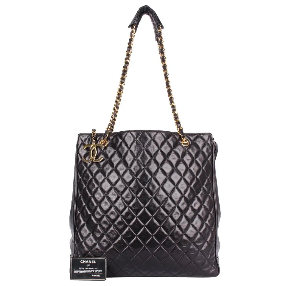 Quilted Leather Timeless Shopping Tote (Authentic Pre-owned)