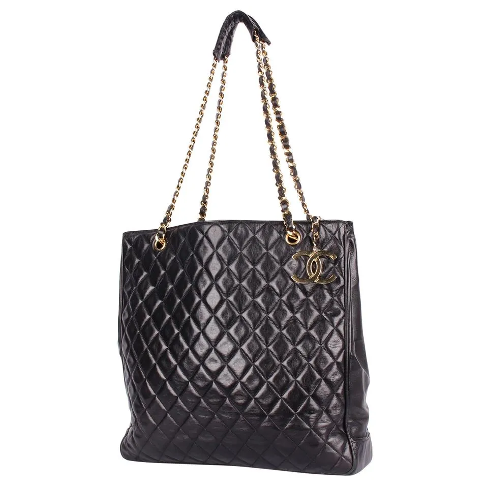 Quilted Leather Timeless Shopping Tote (Authentic Pre-owned)