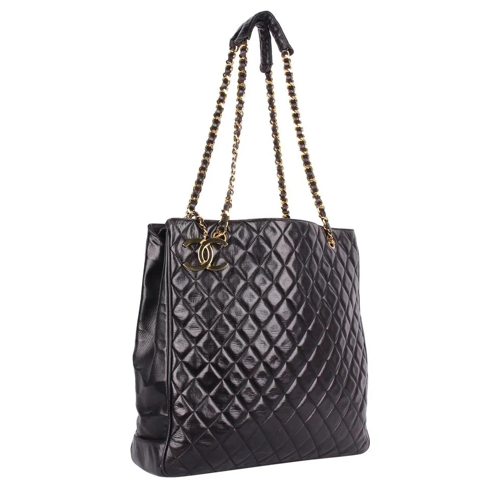 Quilted Leather Timeless Shopping Tote (Authentic Pre-owned)