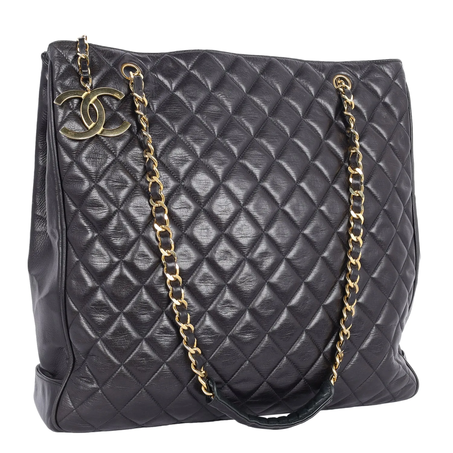 Quilted Leather Timeless Shopping Tote (Authentic Pre-owned)