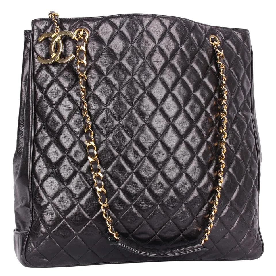 Quilted Leather Timeless Shopping Tote (Authentic Pre-owned)