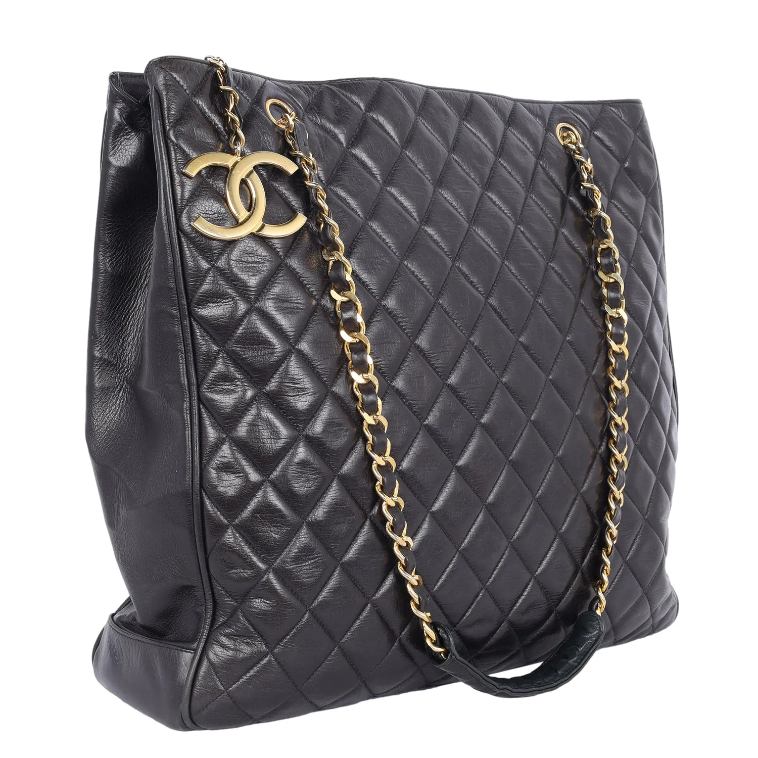 Quilted Leather Timeless Shopping Tote (Authentic Pre-owned)