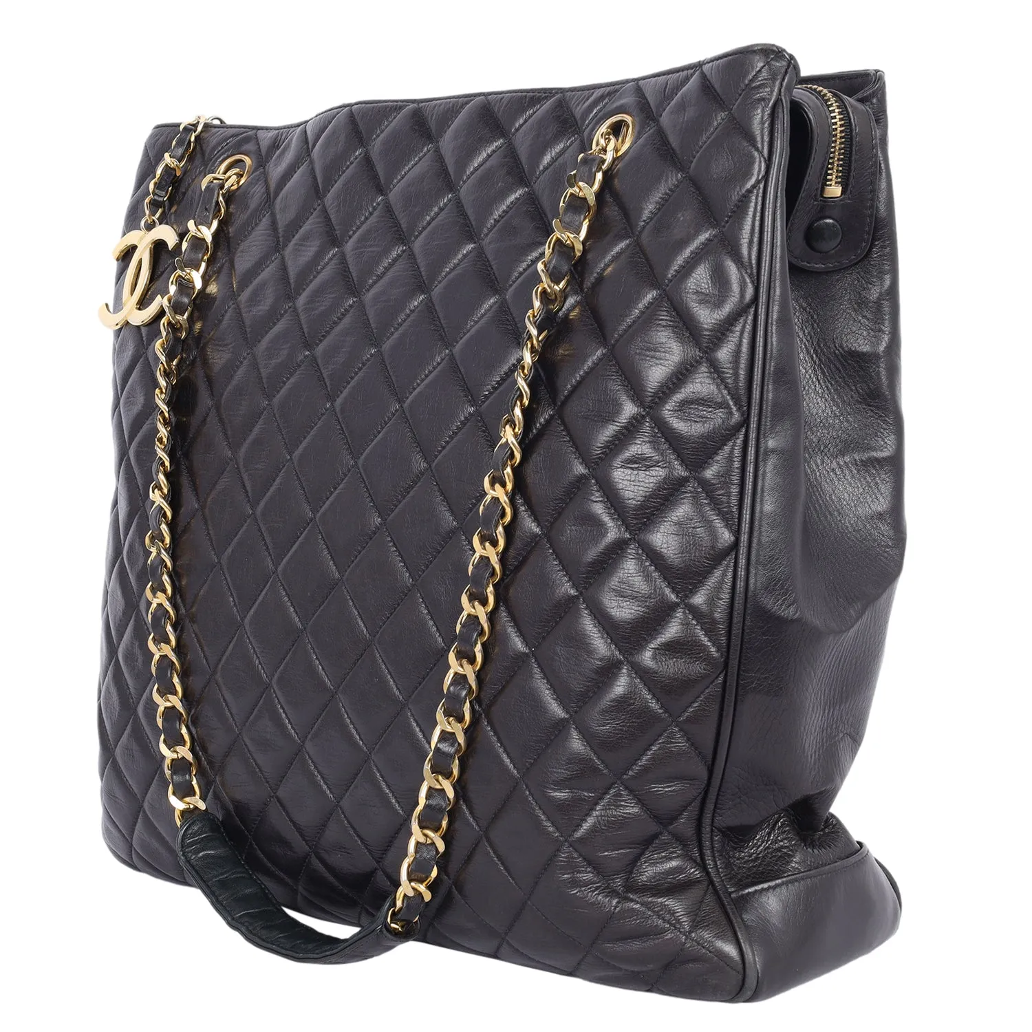 Quilted Leather Timeless Shopping Tote (Authentic Pre-owned)