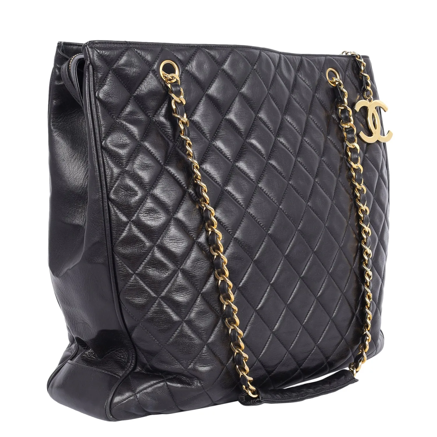 Quilted Leather Timeless Shopping Tote (Authentic Pre-owned)