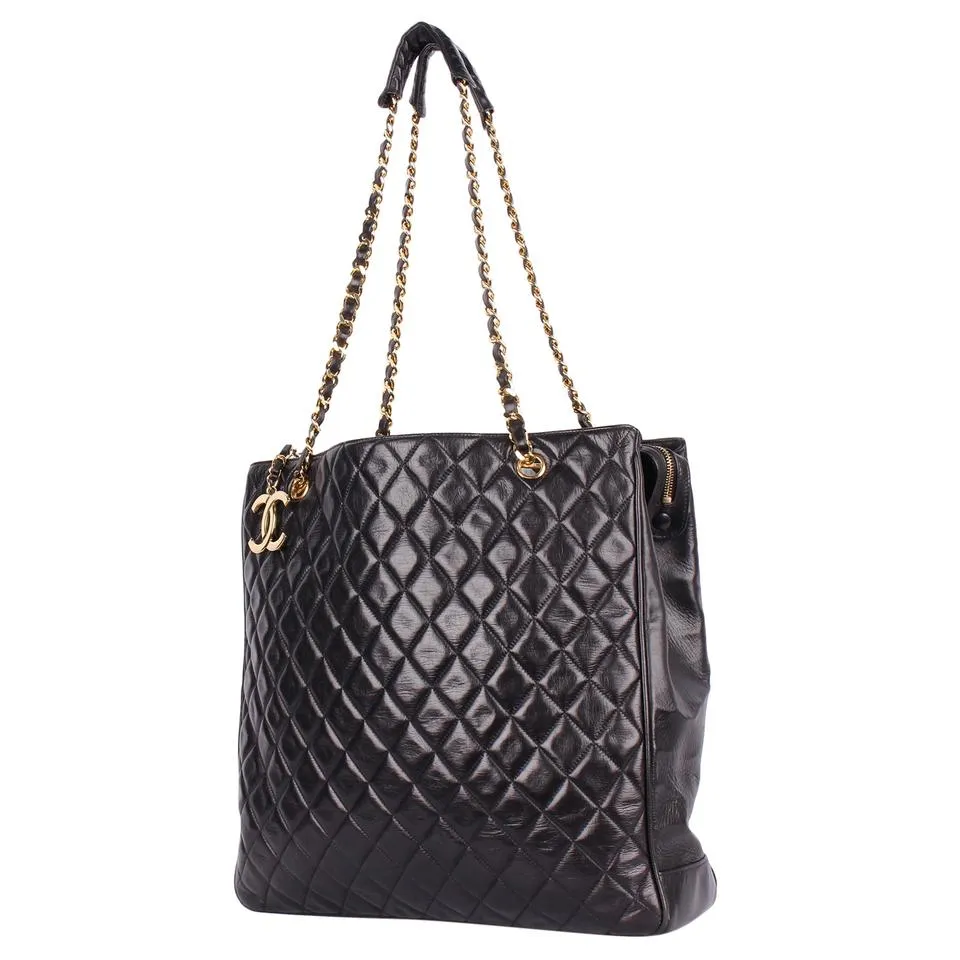 Quilted Leather Timeless Shopping Tote (Authentic Pre-owned)