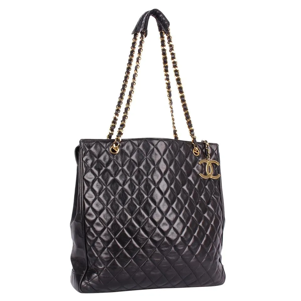 Quilted Leather Timeless Shopping Tote (Authentic Pre-owned)