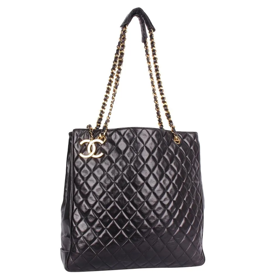 Quilted Leather Timeless Shopping Tote (Authentic Pre-owned)