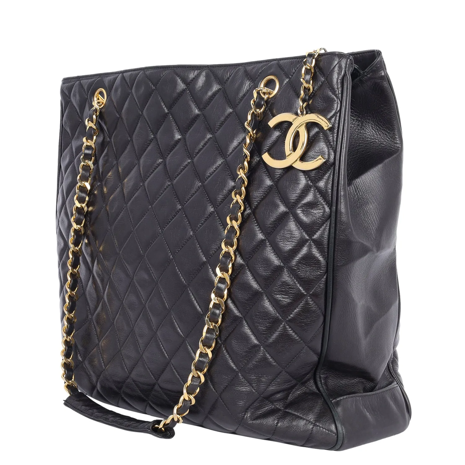 Quilted Leather Timeless Shopping Tote (Authentic Pre-owned)