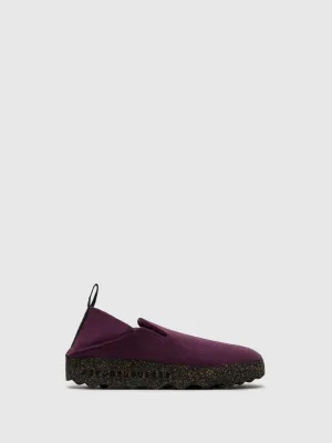 Round Toe Shoes CREW PURPLE