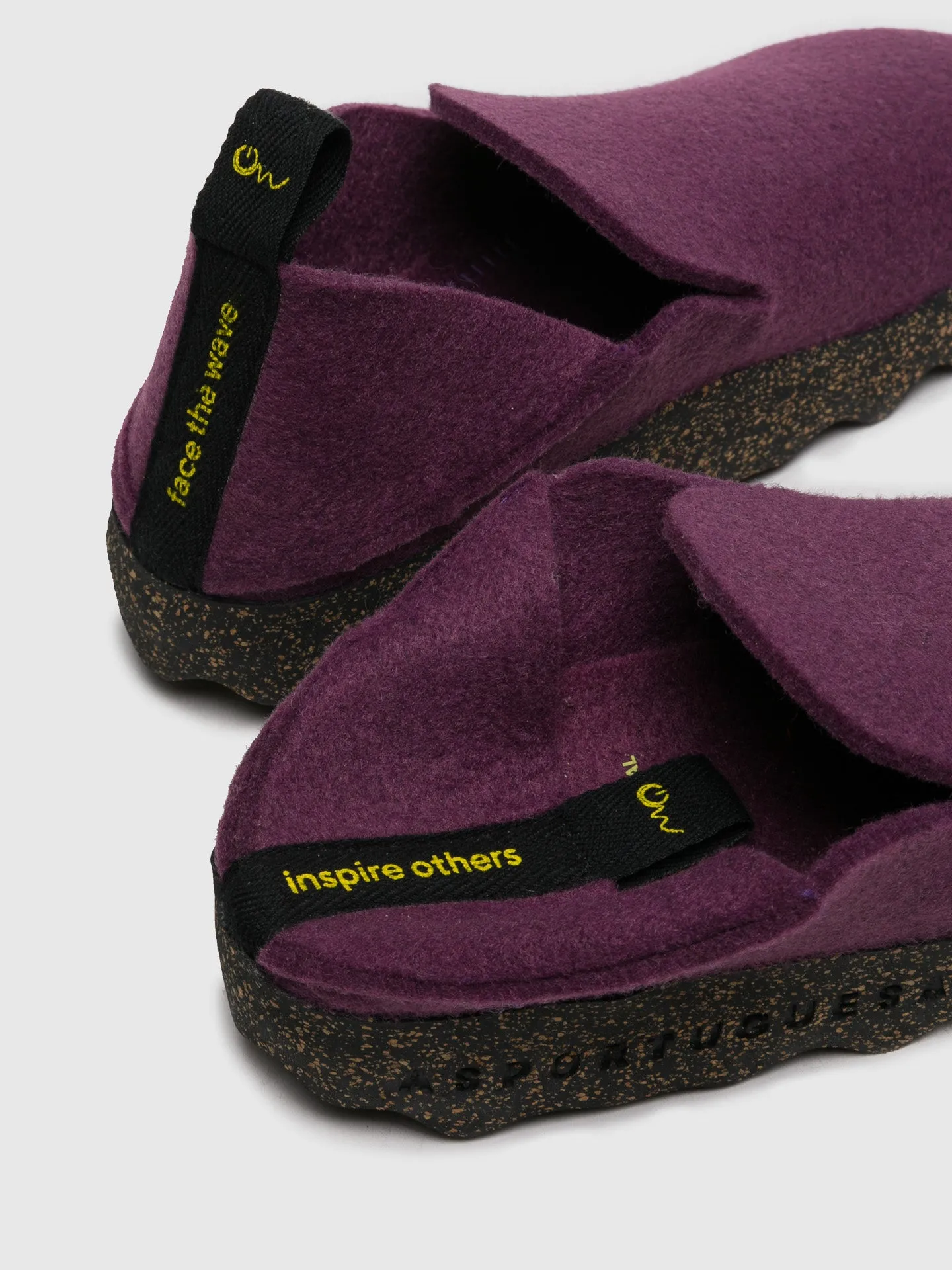 Round Toe Shoes CREW PURPLE