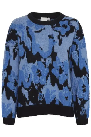*SALE* ICHI Bold Floral Sweater