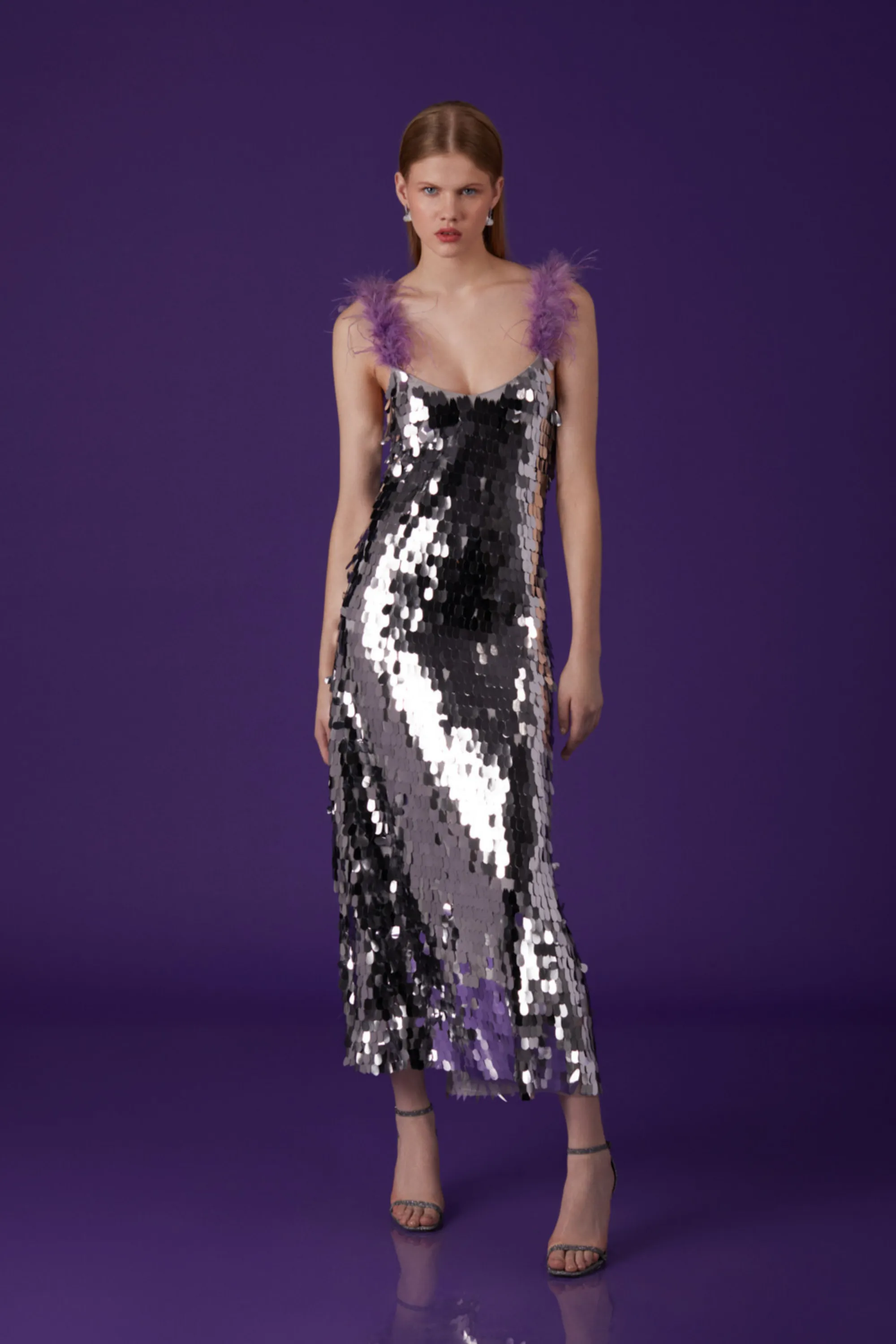 Sequined Long Dress (Final Sale)