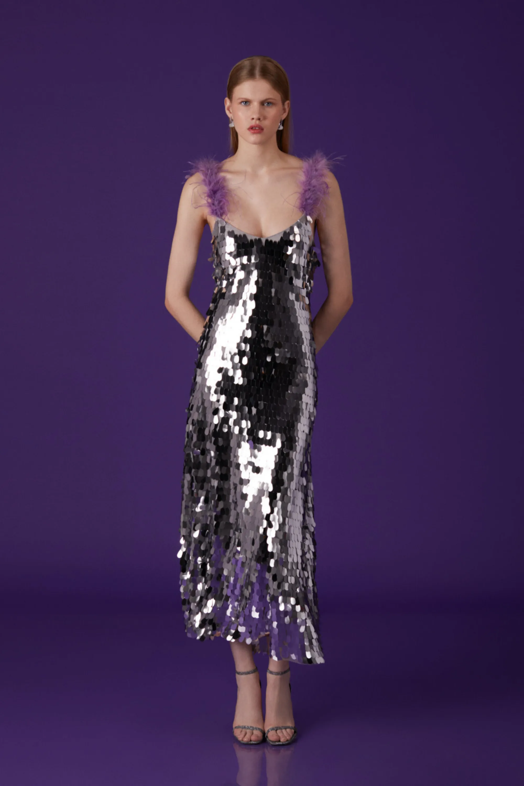 Sequined Long Dress (Final Sale)